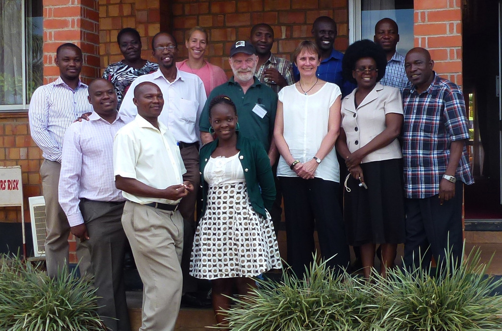Attendees of the Greater Virunga Transboundary Collaboration workshop in June, including Gorilla Doctors Director Dr. Mike Cranfield.