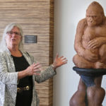 Gorilla Sculpture Unveiled at the Karen C. Drayer Wildlife Health Center
