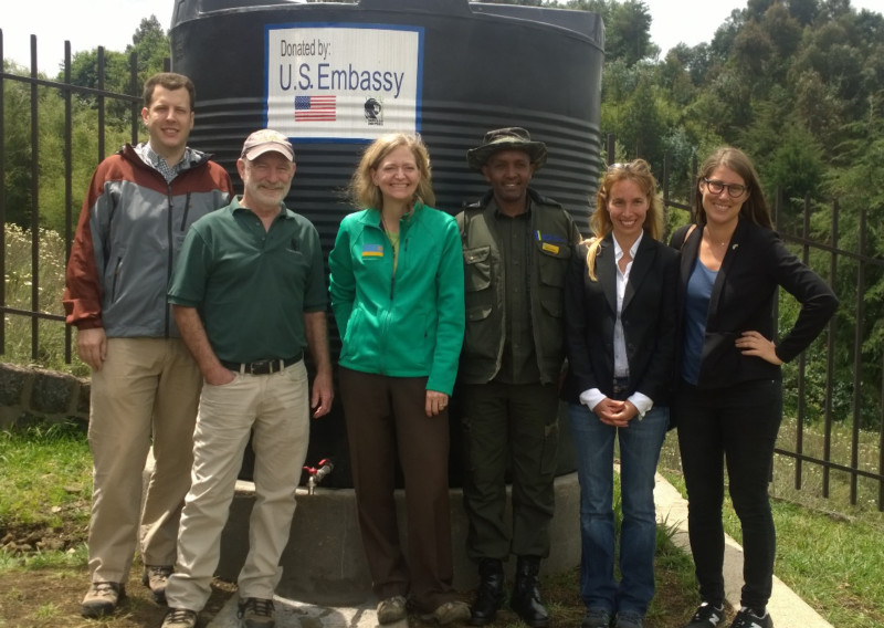 Ambassadors visit Rwanda Gorilla Doctors headquarters